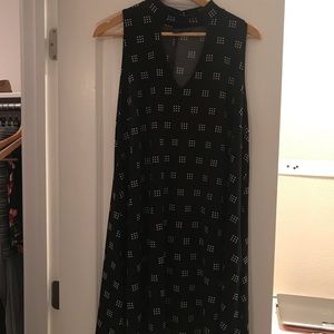 Black and White Cut out Dress with POCKETS!